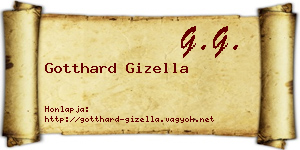 Gotthard Gizella névjegykártya